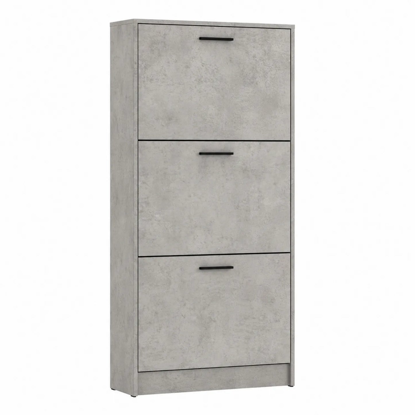 Zapatero de Madera Aglomerada Gris 180x70x24 cm