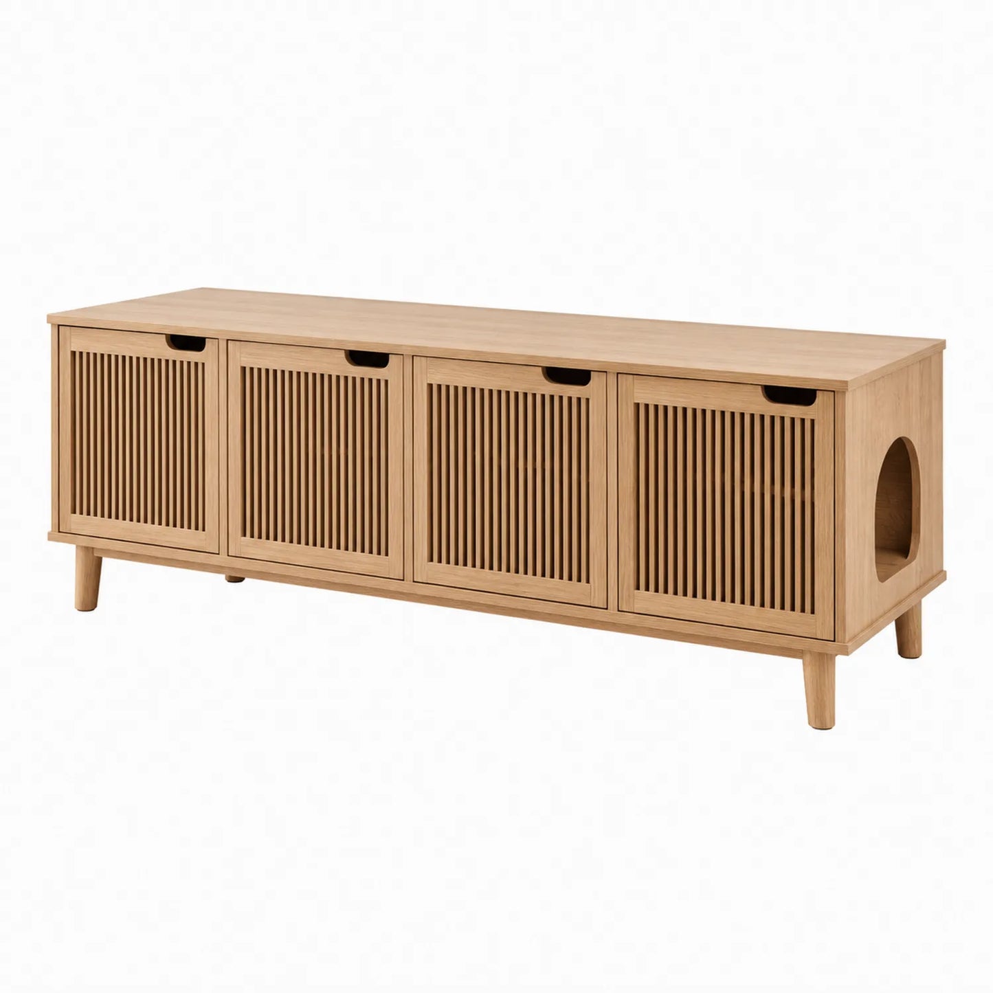 Banco de Madera Maciza con Almacenamiento 200x50x60 cm
